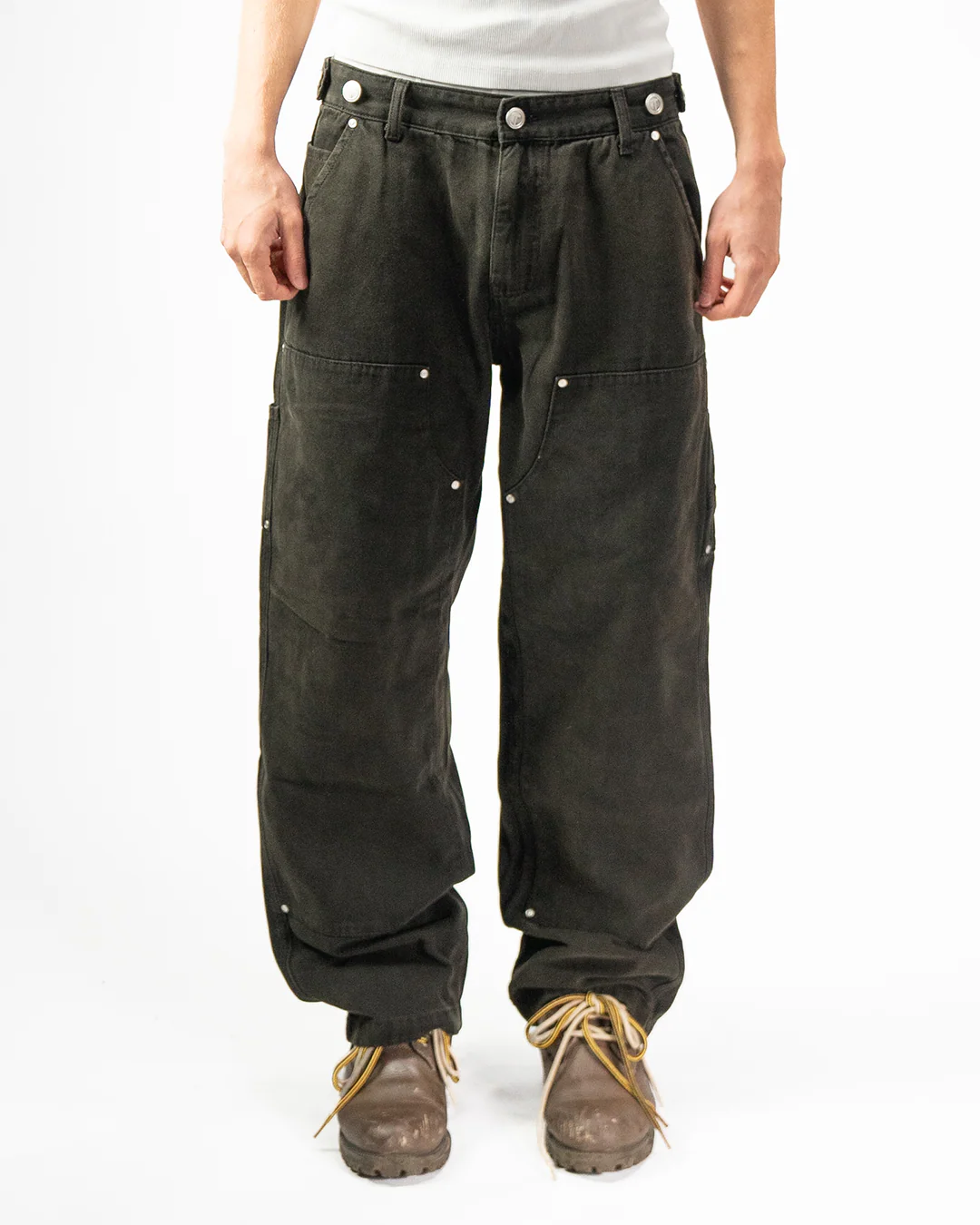Heavy Carpenter Pants - Vintage brown - Image 3