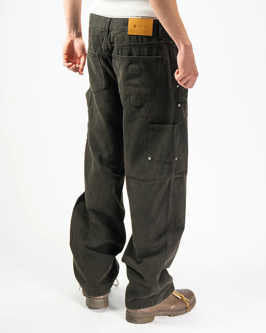 Heavy Carpenter Pants - Vintage brown - Image 4