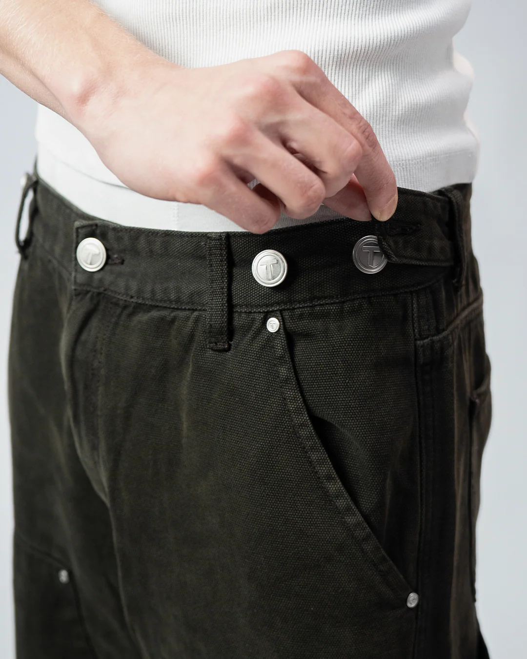 Heavy Carpenter Pants - Vintage brown - Image 5