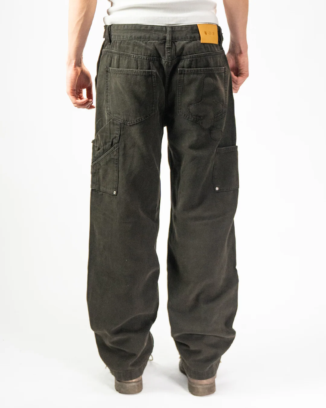 Heavy Carpenter Pants - Vintage brown - Image 7