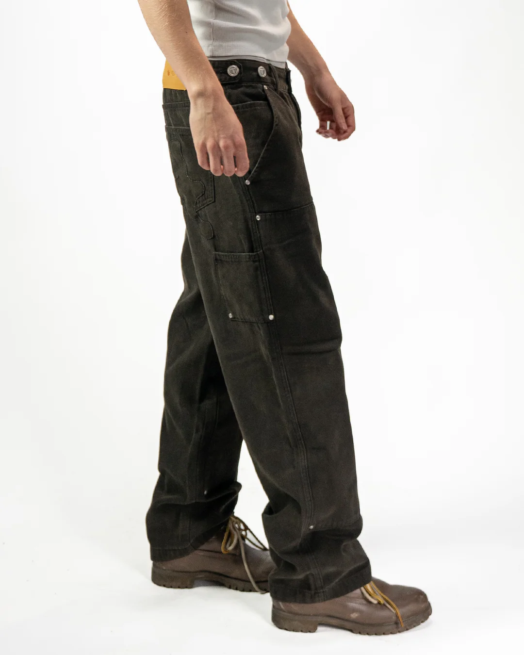Heavy Carpenter Pants - Vintage brown - Image 9