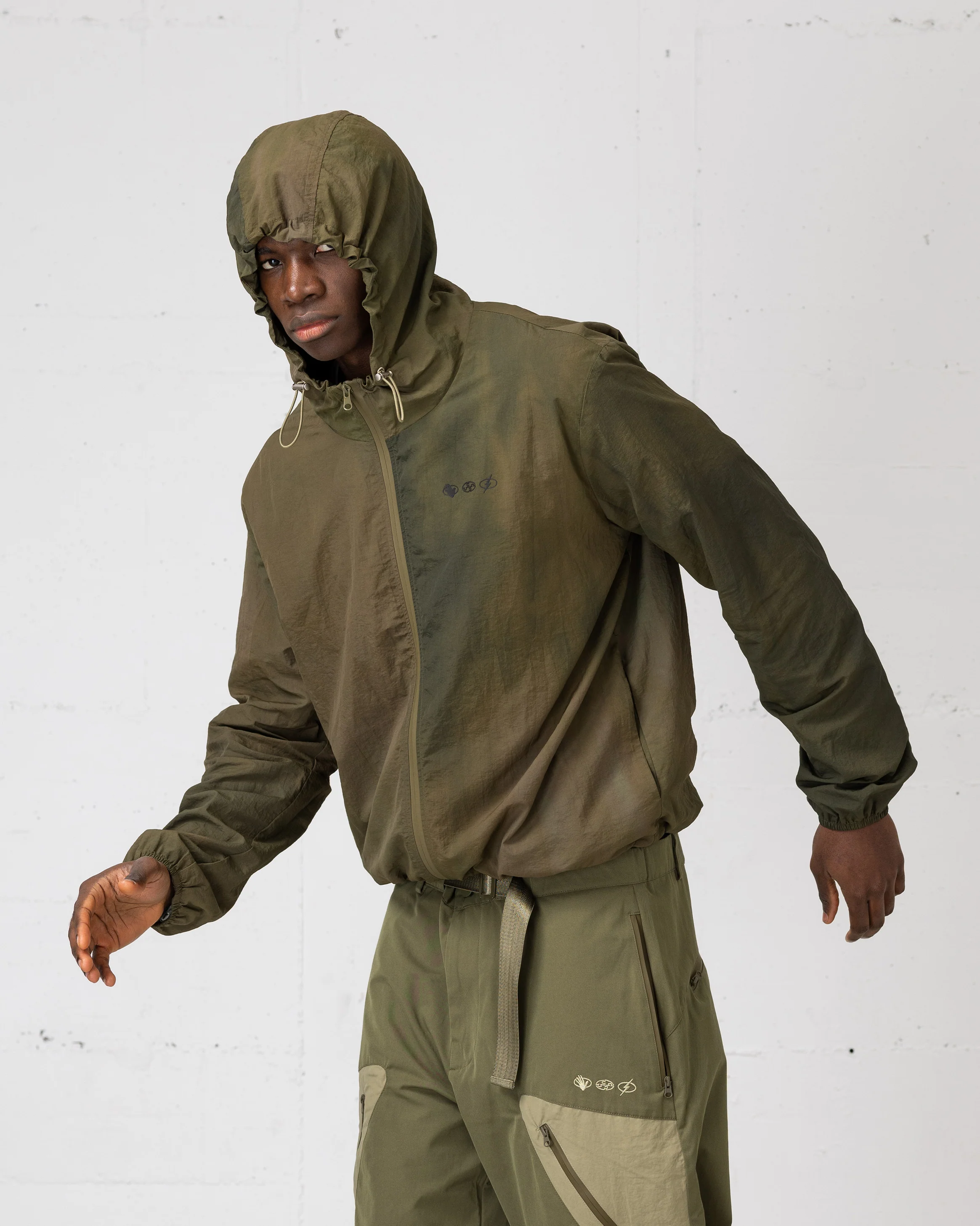 Lightweight Wind Jacket - washed green - Image 6