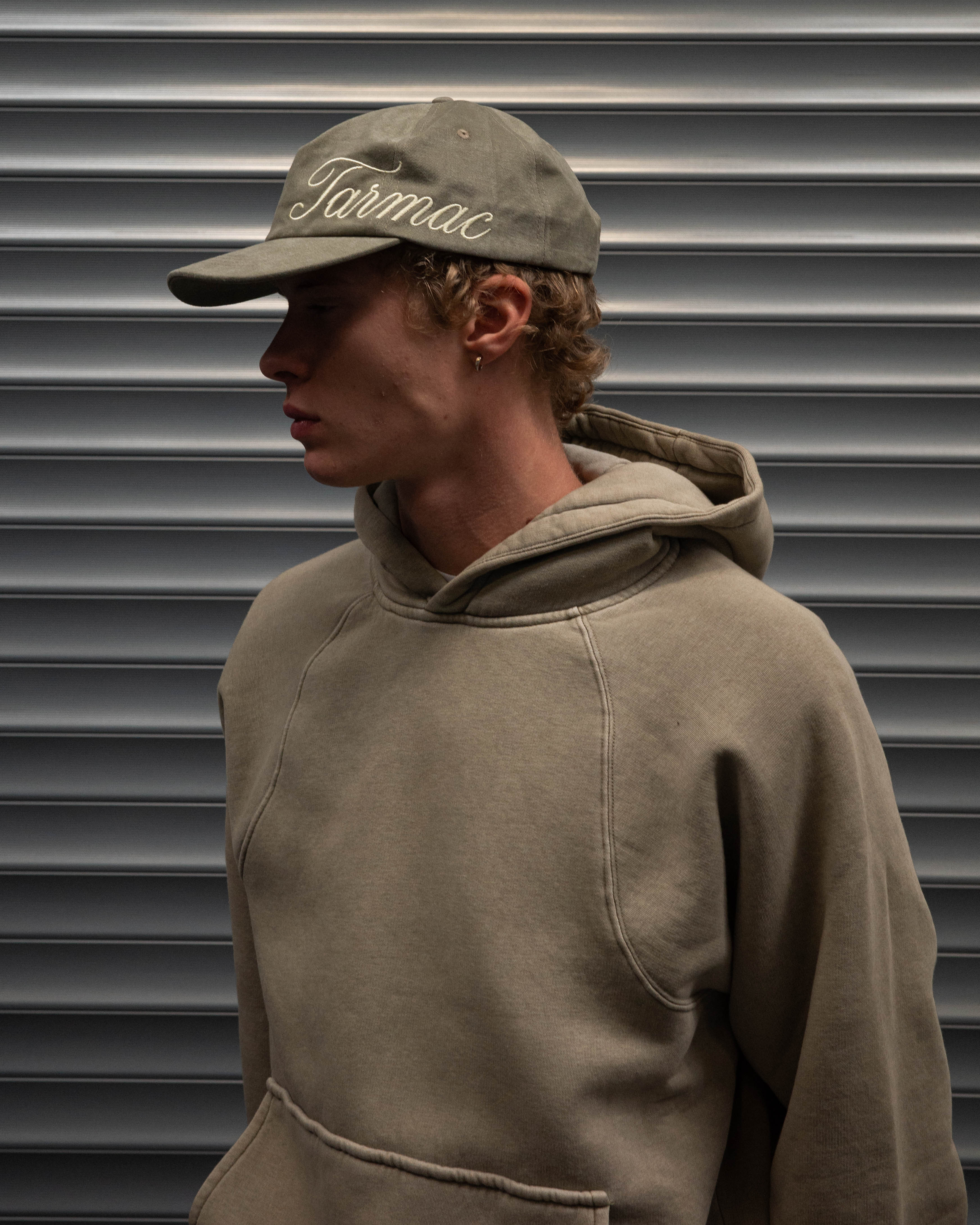 Tarmac Logo Cap - Sand Green - Image 4