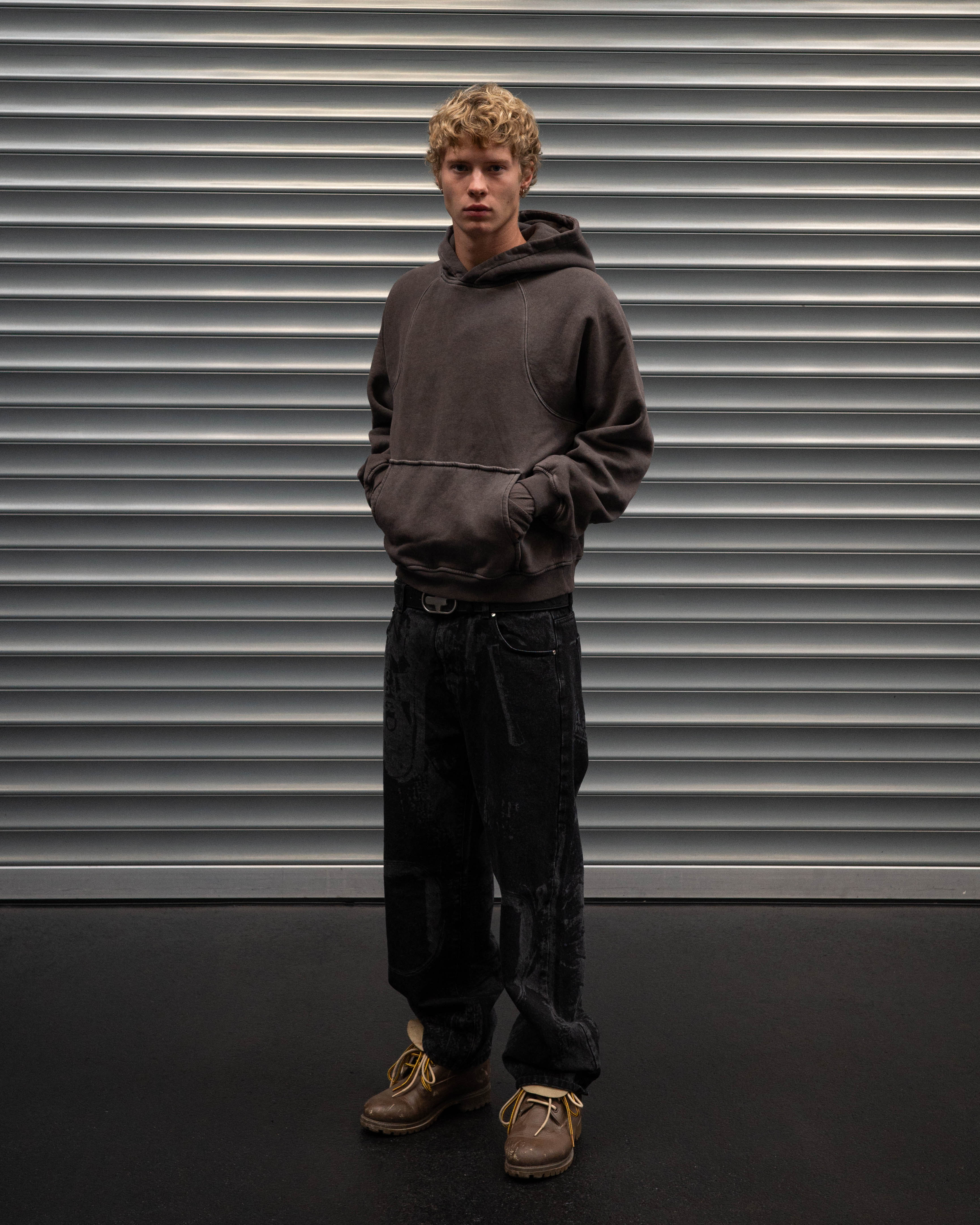 Vintage Baselayer Hoodie X 140F - Coal - Image 4