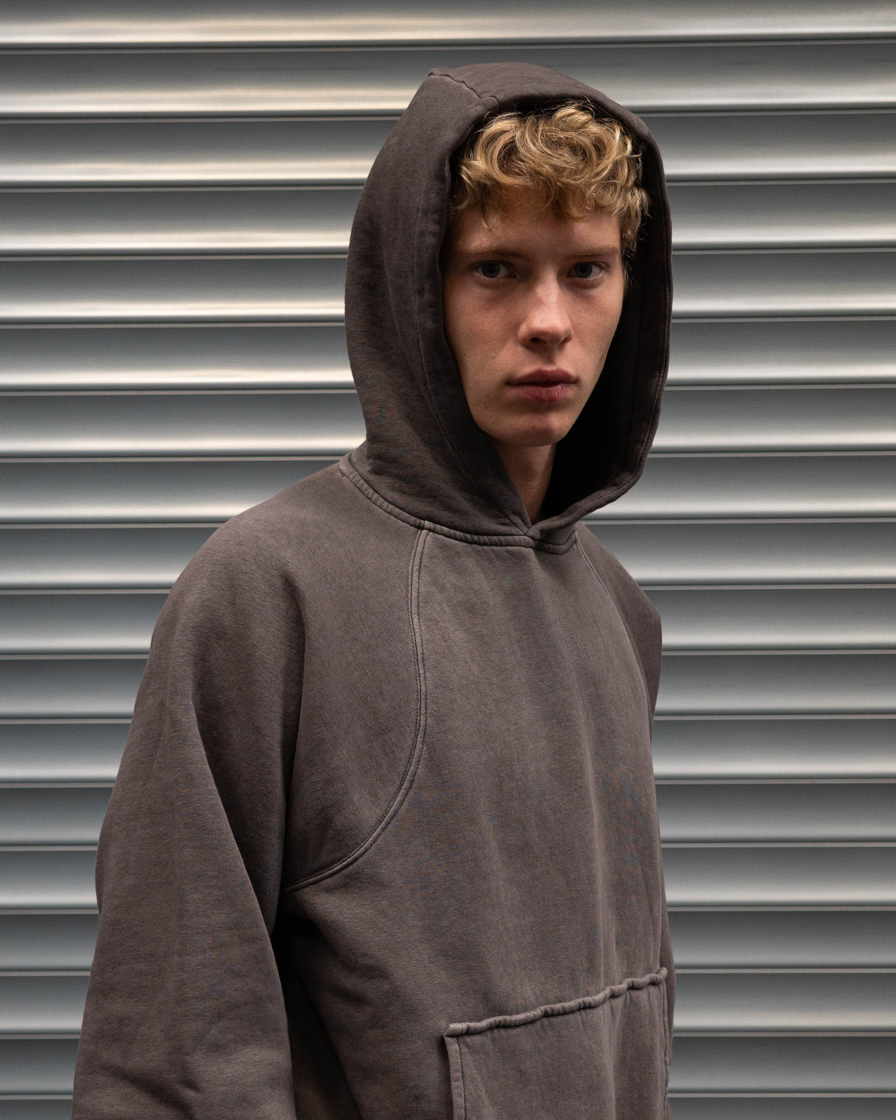 Vintage Baselayer Hoodie X 140F - Coal - Image 6