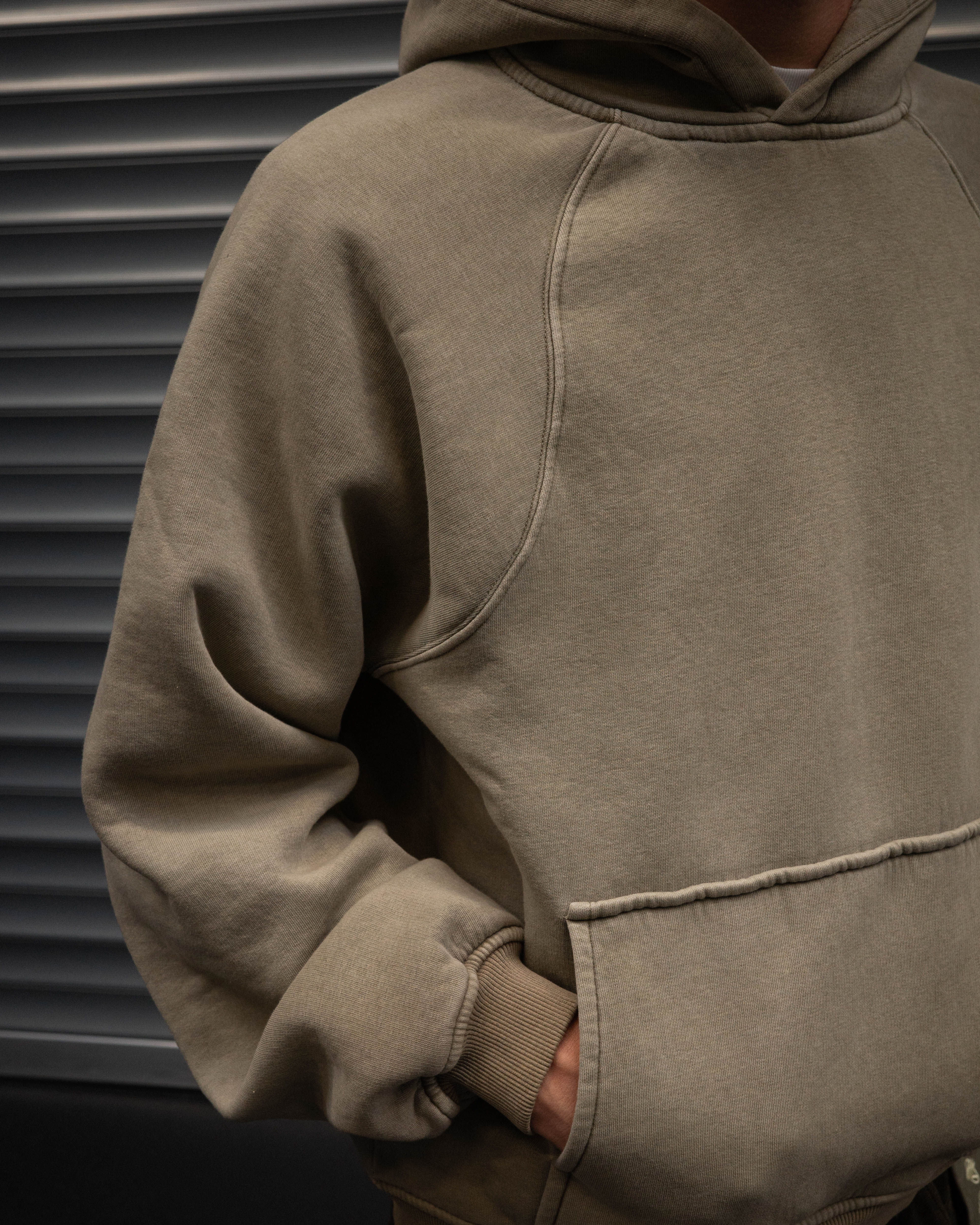 Vintage Baselayer Hoodie X 140F - sand - Image 5